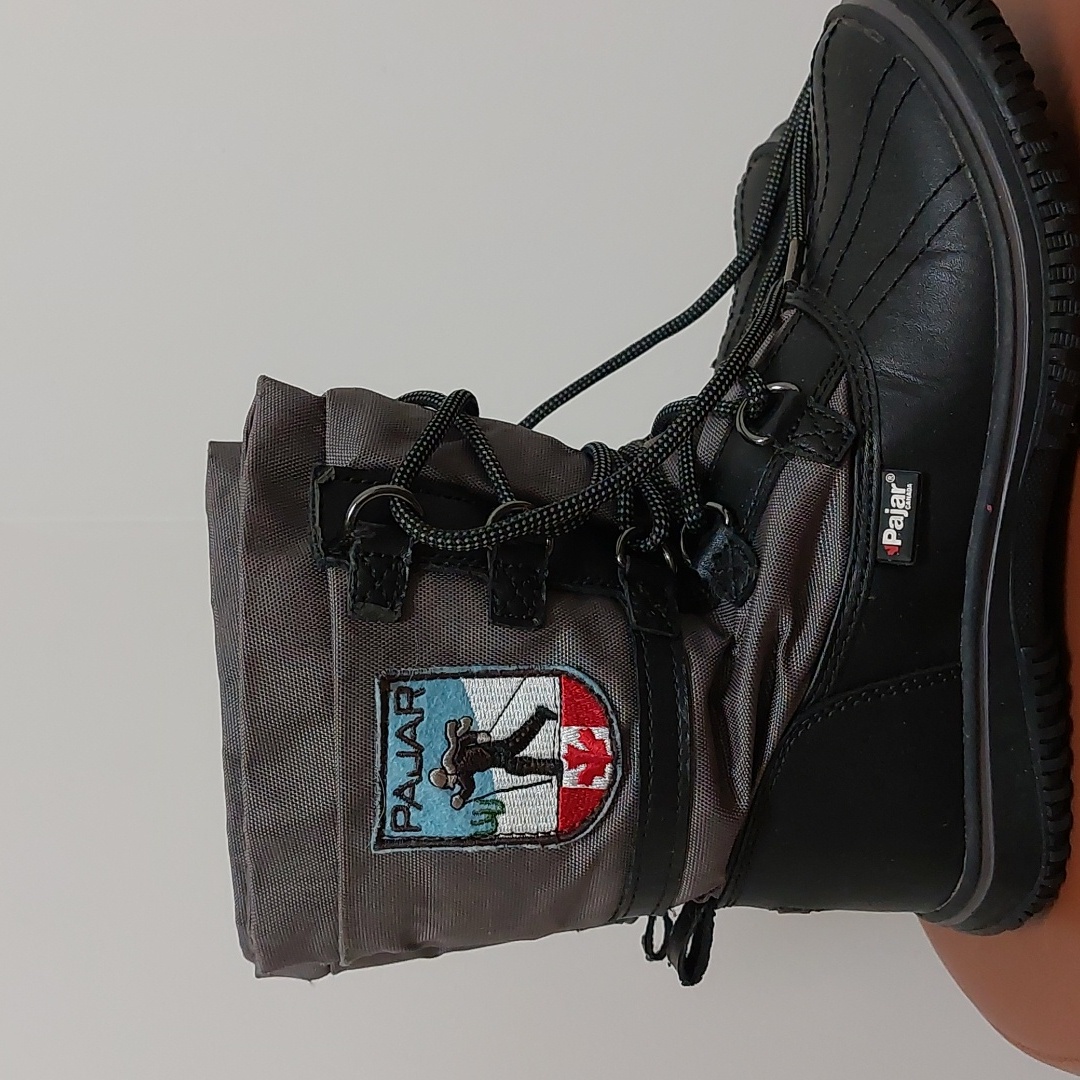 Pajama Boots Size 5.5 Black